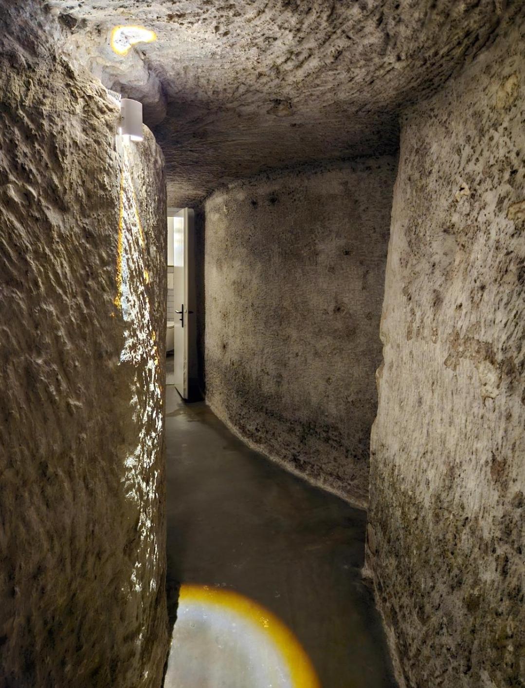 Troglodyte Baths Apartment Saint-Etienne-de-Chigny Luaran gambar